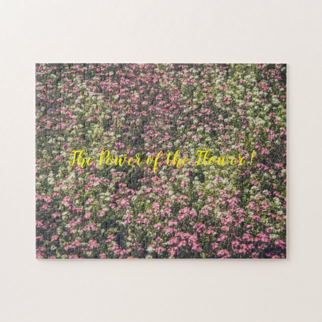 Blomens kraft pussel (Horisontell)