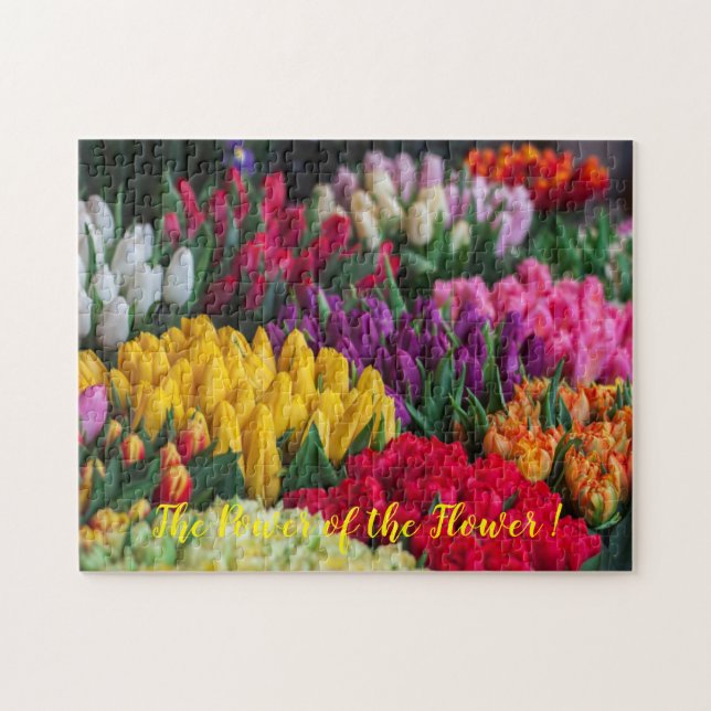 Blomens kraft pussel (Horisontell)