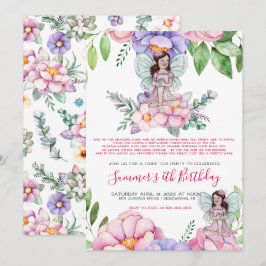Blomfair Tea Party Inbjudningar