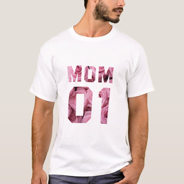 Blomfamilj - Mamma 01 T Shirt (Framsida)