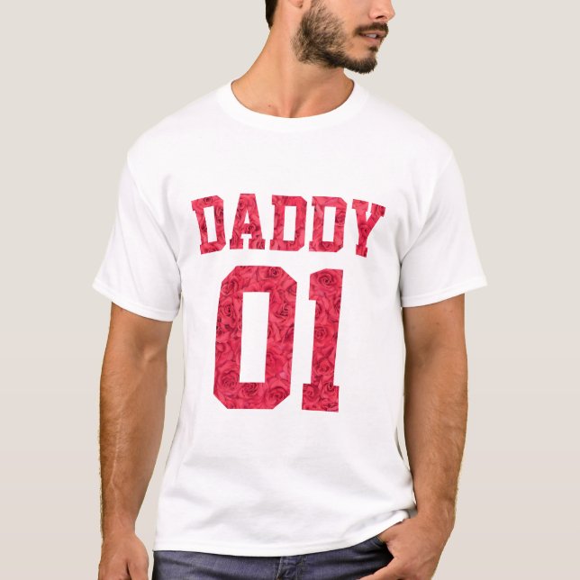 Blomfamilj - pappa 01 t shirt (Framsida)