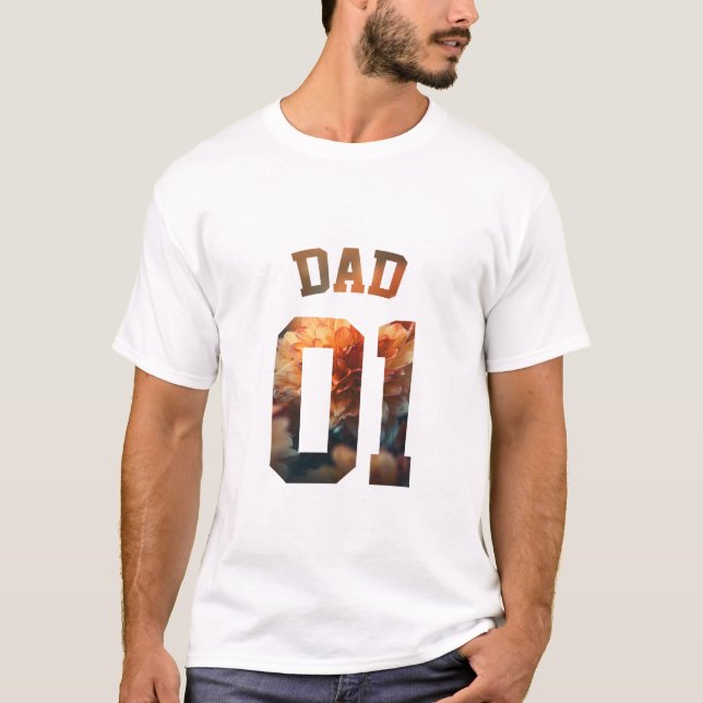Blomfamiljen - Pappa 01 T Shirt (Framsida)