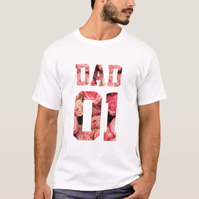 Blomfamiljen - Pappa 01 T Shirt (Framsida)