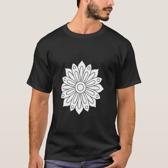 Blomfärgläggning T Shirt (Framsida)