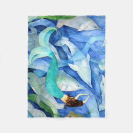 Blomfetter och filt från sjöjungfru party