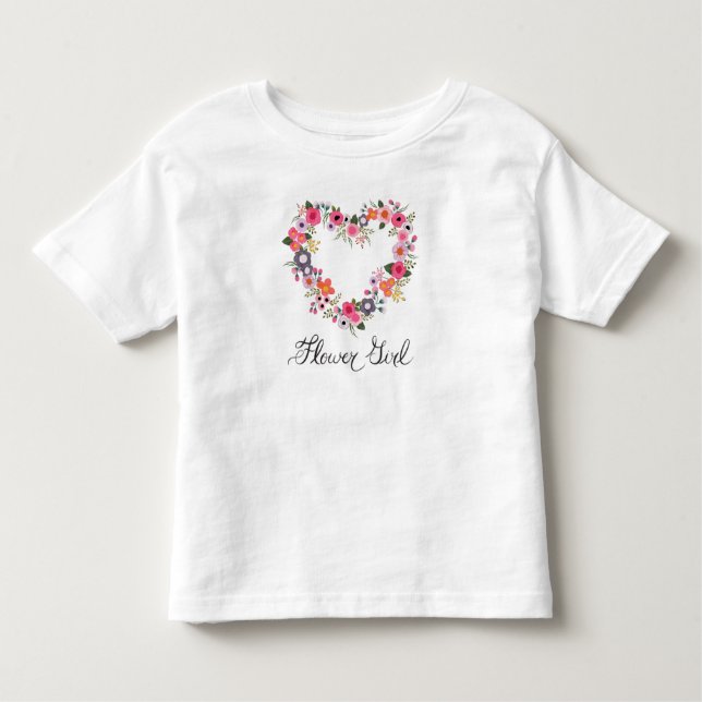 Blomflicka Blushing Heart t-shirt (Framsida)