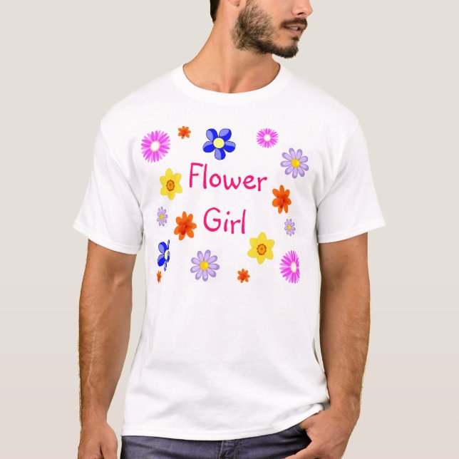 Blomflicka T-Shirt (Framsida)