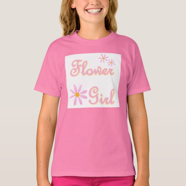 Blomflicka t-shirt (Framsida)