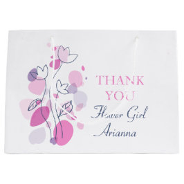 Blomflickan Confetti bröllop föredrar en stor pres