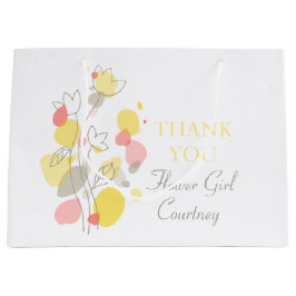 Blomflickan Confetti bröllop föredrar en stor pres