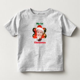 Blomform Min 1:a jul foton T Shirt