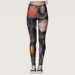 Blomformning Leggings