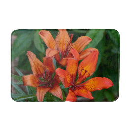 Blomfoto, Orange Day Lily Badrumsmatta
