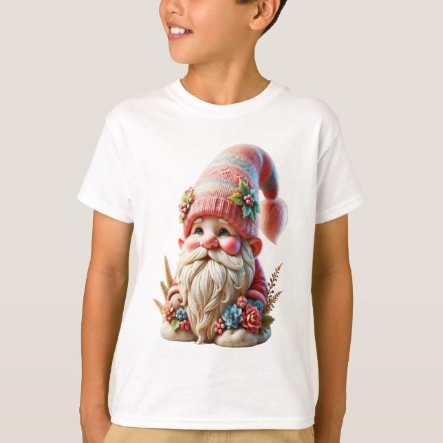 Blomgnom  t shirt (Framsida)