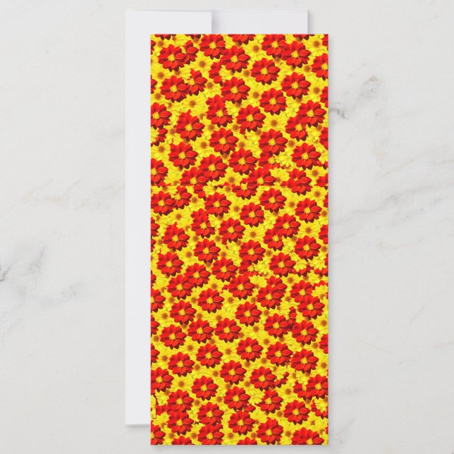 Blomkål av röd och gult (Framsida)