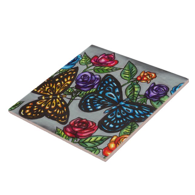 Blomkål från Butterfly ro, ursprunglig karaktär te Kakelplatta (Sidan)