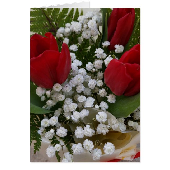 blomkål hälsningskort (Framsidan)