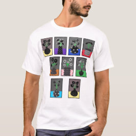 Blomkål i svart vas t shirt