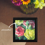 Blomkål Minnesask<br><div class="desc">Blommigt med temat "Gift Box" med ett foto av färgfulla blommor för "Alla hjärtans dag" eller andra speciella tillfällen. Rosa nejlikor symboliserar kärlek, fascination, enchantment, unika förhållanden, hängivenhet, mor kärlek och tacksamhet. Du kan ta bort texten "Du är min blomma" eller ersätta den med ett eget meddelande (klicka på "Anpassa...</div>