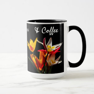 Blomkål mot svart bakgrund mugg