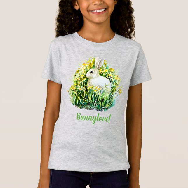 Blomkål och blommor T-Shirt (Framsida)