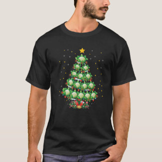Blomkål Vegetable Älskare Santa Cauliblomma Chri T Shirt