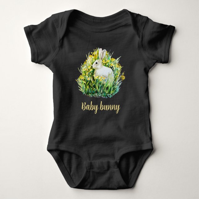 Blomkål, vit, blomma, bodydräkt av baby t shirt (Framsida)