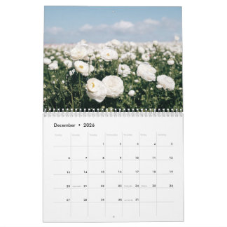 Blomkalender 2026 kalender