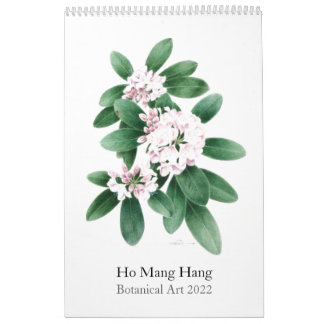 Blomkalender av Ho Mang hang 2022 Kalender