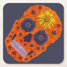 Blomkall 1 underlägg papper kvadrat