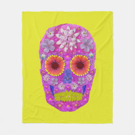 Blomkall 2 fleecefilt