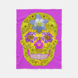 Blomkall 3 fleecefilt