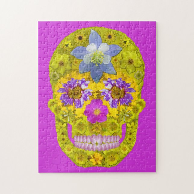 Blomkall 3 pussel (Vertikal)