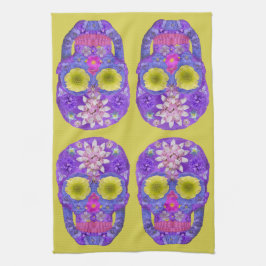 Blomkall 5 kökshandduk