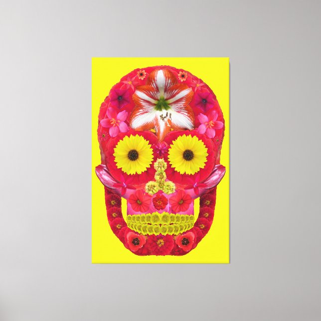 Blomkall 6 canvastryck (Framsida)