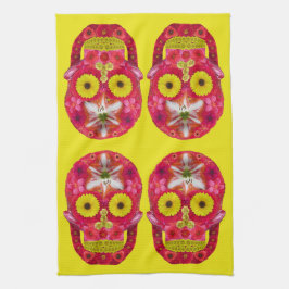 Blomkall 6 kökshandduk