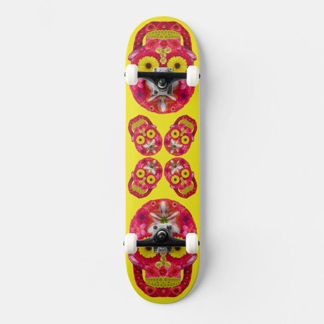 Blomkall 6 mini skateboard bräda 18,5 cm (Framsida)