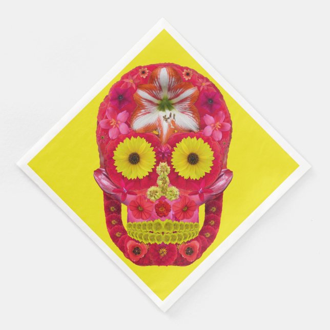 Blomkall 6 pappersservett (Hörn)