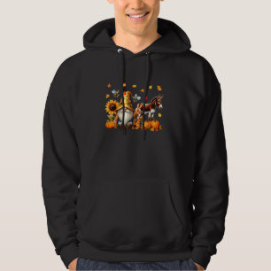 Blomkålsblommor, bläckfisk, nome och Donkey Thanks Hoodie