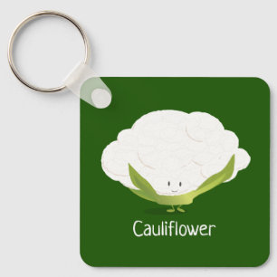 Blomkåltecken Keychain Nyckelring