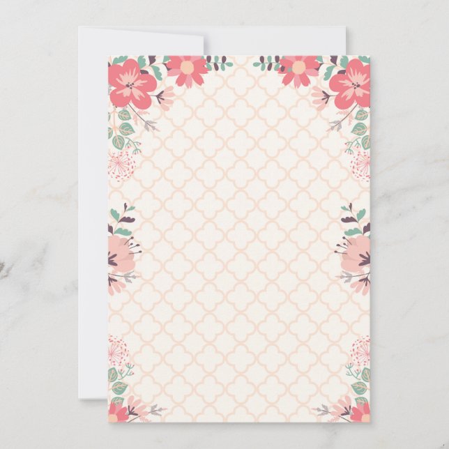 blomkant inbjudningar (Framsida)