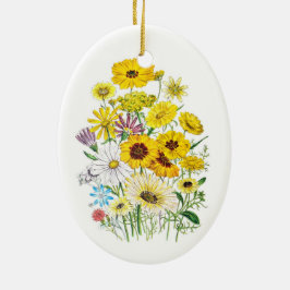 Blomkarneval Julgransprydnad Keramik