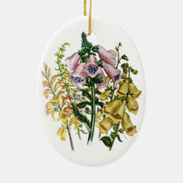 Blomkarneval Julgransprydnad Keramik