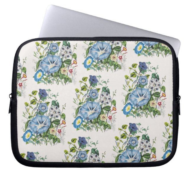 Blomkarneval Laptop Sleeve (Framsidan)