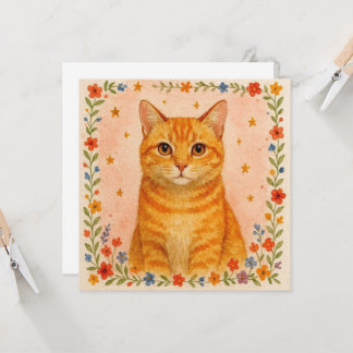 Blomkattkort. Kort