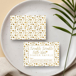 Blomknålskade Baby-skrapskena med liten stjärna Visitkort