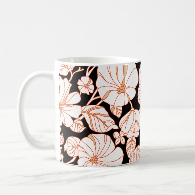 Blomkonstdesign Kaffemugg (Vänster)