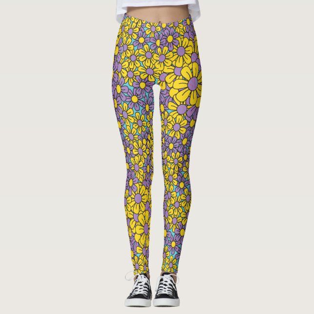 Blomkoppsskinn Leggings (Framsida)