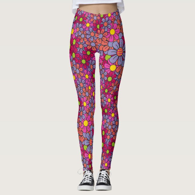 Blomkoppsskinn Leggings (Framsida)