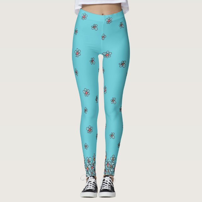 Blomkoppsskinn Leggings (Framsida)